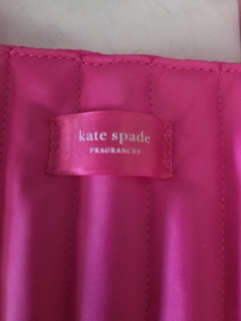 Kate Spade Hot Pink Quilted Tote Bag - Women's Carryall - Picture 3 of 8